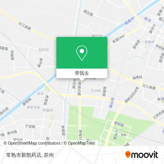 常熟市新凯药店地图