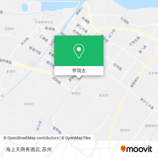 海上天商务酒店地图