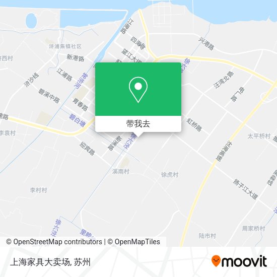 上海家具大卖场地图