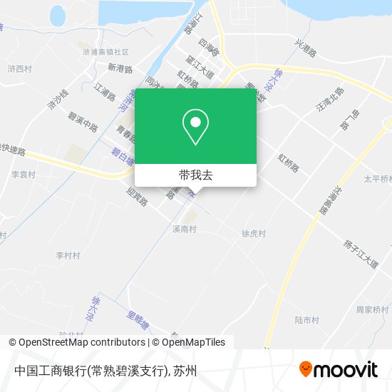 中国工商银行(常熟碧溪支行)地图