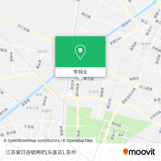 江苏紫日连锁网吧(乐嘉店)地图