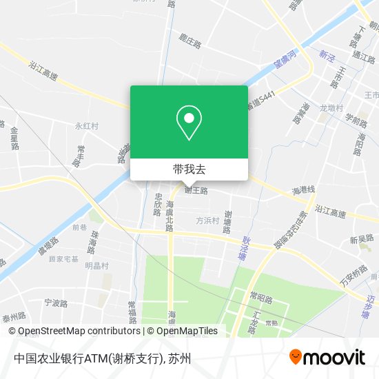 中国农业银行ATM(谢桥支行)地图