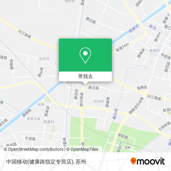 中国移动(健康路指定专营店)地图