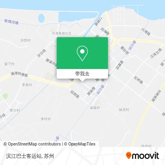滨江巴士客运站地图