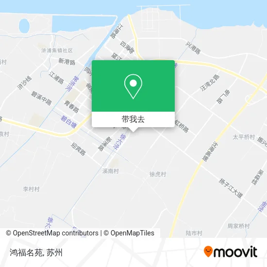 鸿福名苑地图