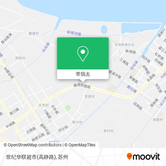 世纪华联超市(高静路)地图