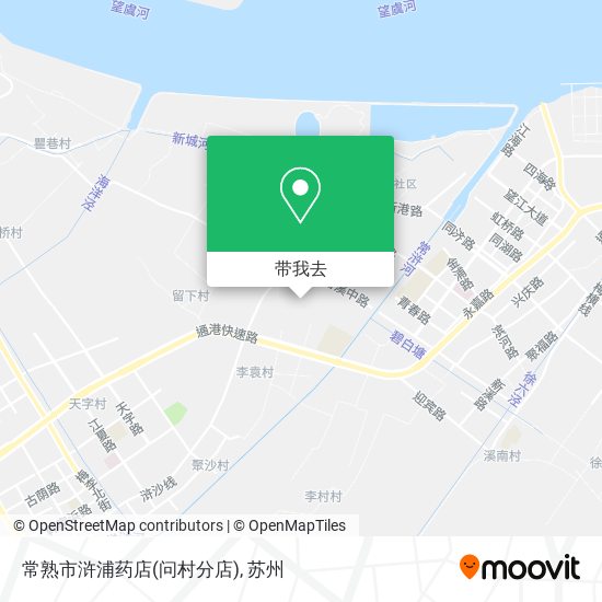 常熟市浒浦药店(问村分店)地图