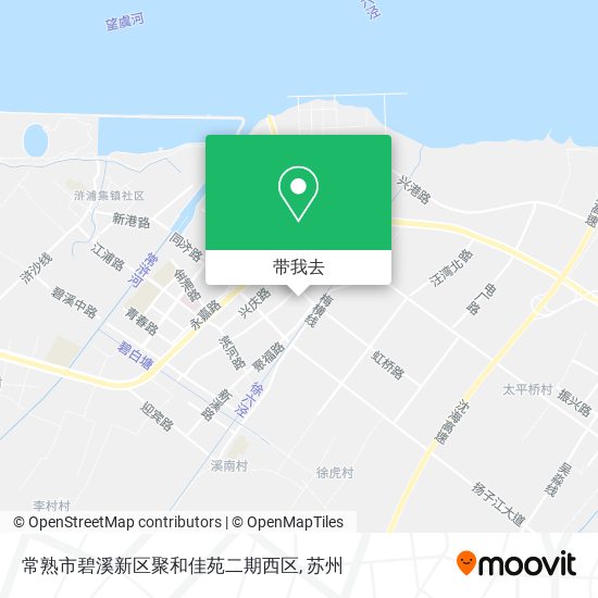 常熟市碧溪新区聚和佳苑二期西区地图