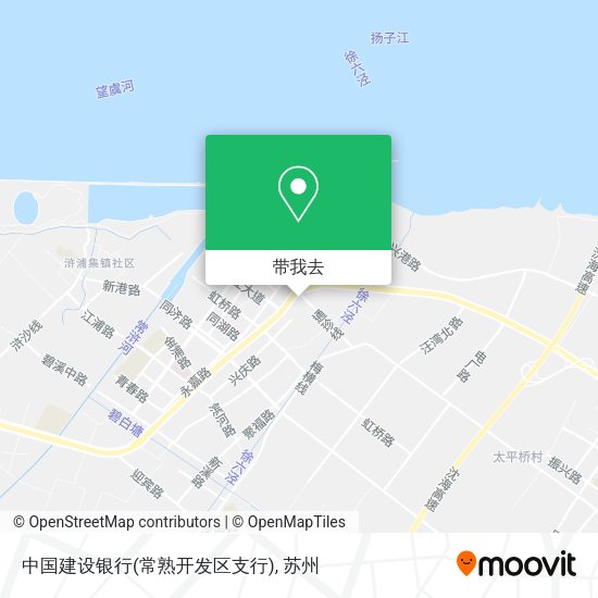 中国建设银行(常熟开发区支行)地图