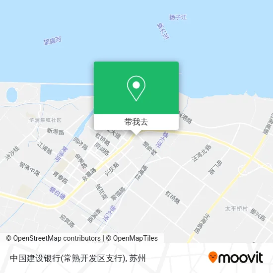 中国建设银行(常熟开发区支行)地图