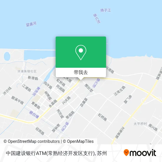 中国建设银行ATM(常熟经济开发区支行)地图