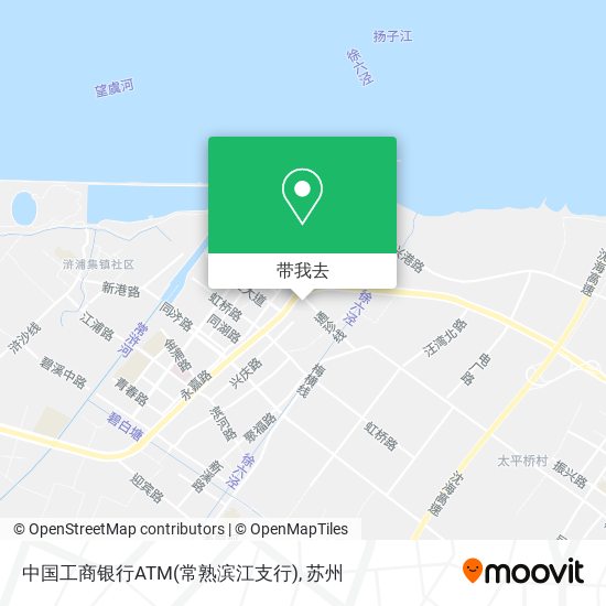 中国工商银行ATM(常熟滨江支行)地图