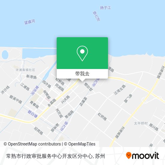 常熟市行政审批服务中心开发区分中心地图