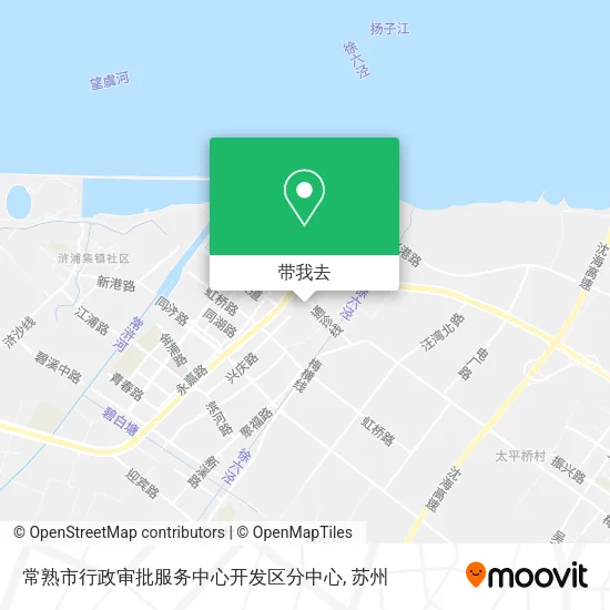 常熟市行政审批服务中心开发区分中心地图
