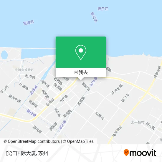滨江国际大厦地图
