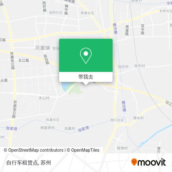 自行车租赁点地图