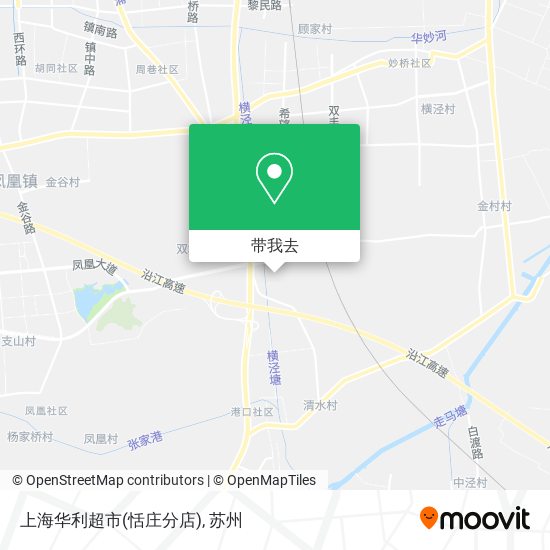 上海华利超市(恬庄分店)地图