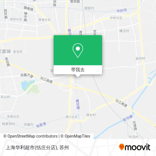 上海华利超市(恬庄分店)地图