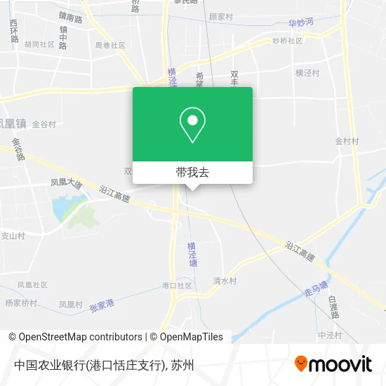 中国农业银行(港口恬庄支行)地图