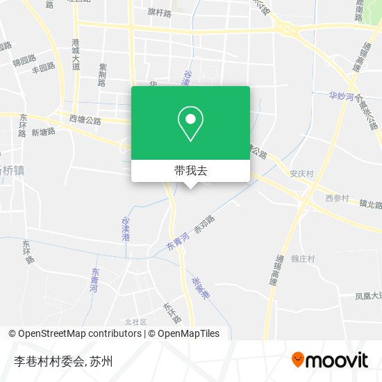 李巷村村委会地图
