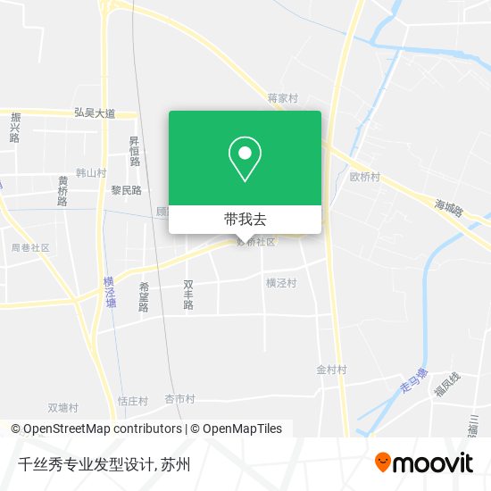 千丝秀专业发型设计地图