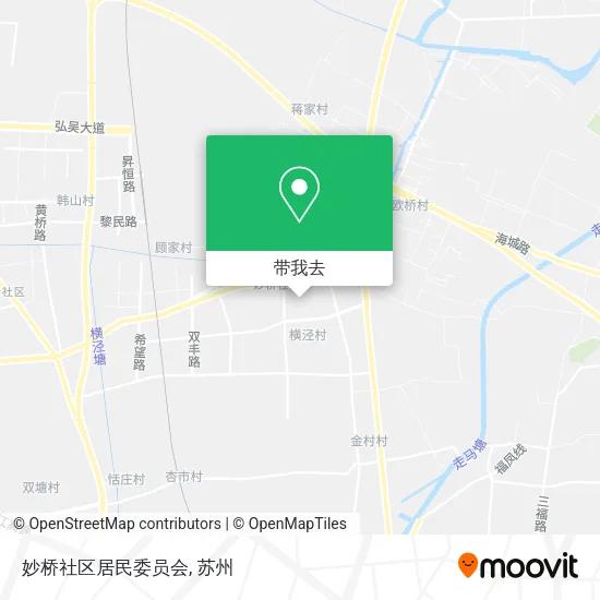 妙桥社区居民委员会地图