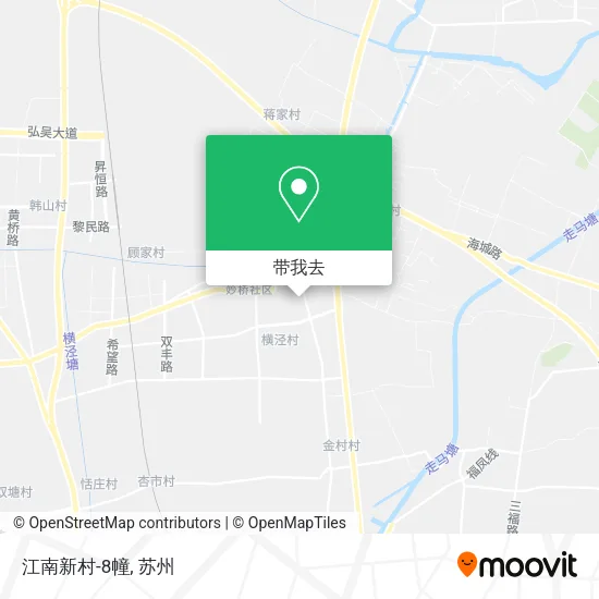 江南新村-8幢地图