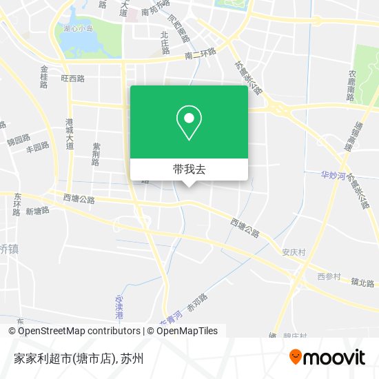 家家利超市(塘市店)地图