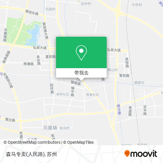 森马专卖(人民路)地图