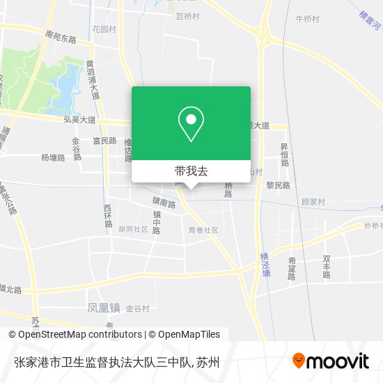 张家港市卫生监督执法大队三中队地图