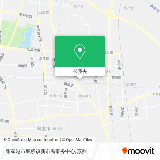 张家港市塘桥镇新市民事务中心地图