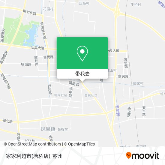 家家利超市(塘桥店)地图