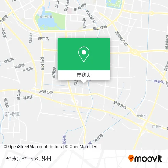 华苑别墅-南区地图