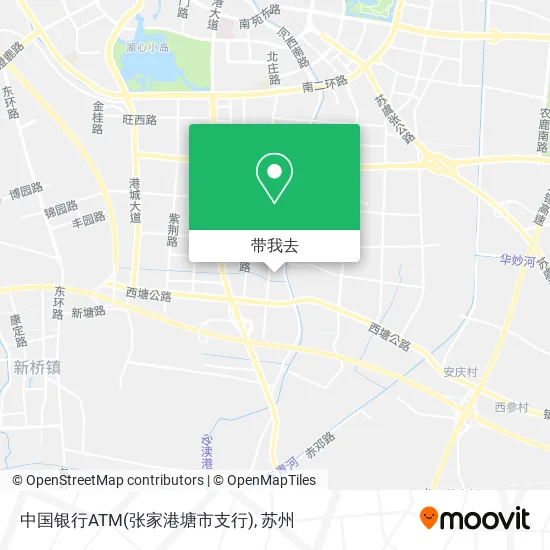 中国银行ATM(张家港塘市支行)地图