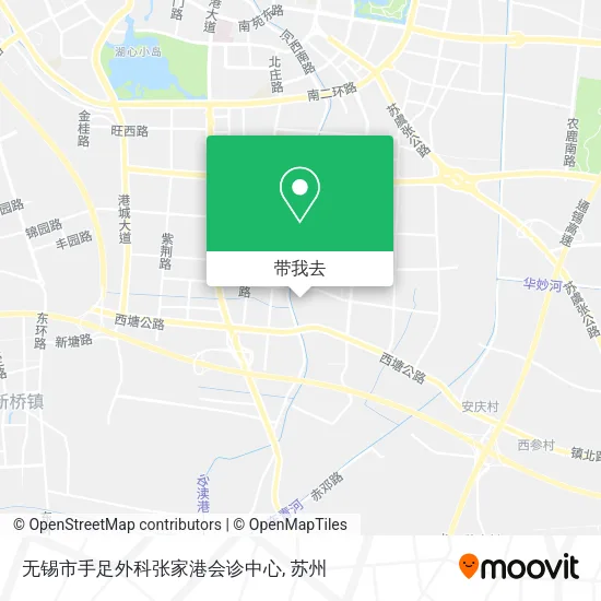 无锡市手足外科张家港会诊中心地图