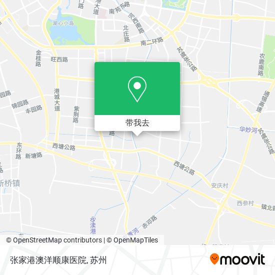 张家港澳洋顺康医院地图