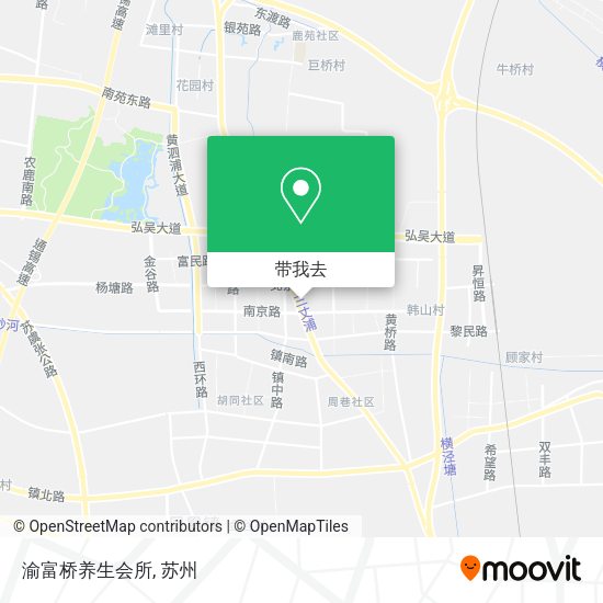 渝富桥养生会所地图