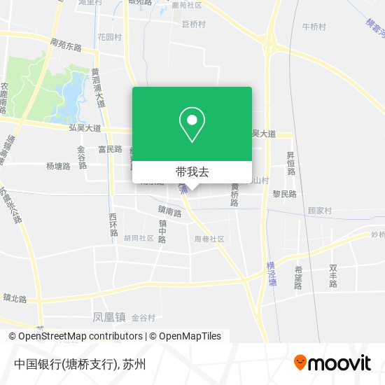 中国银行(塘桥支行)地图