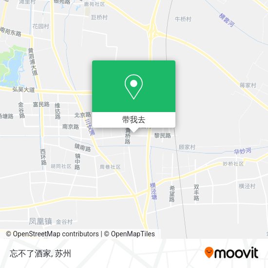 忘不了酒家地图