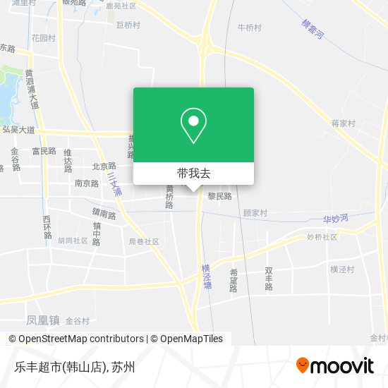 乐丰超市(韩山店)地图
