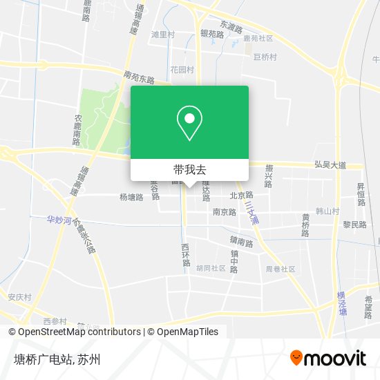 塘桥广电站地图