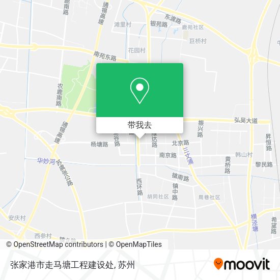 张家港市走马塘工程建设处地图