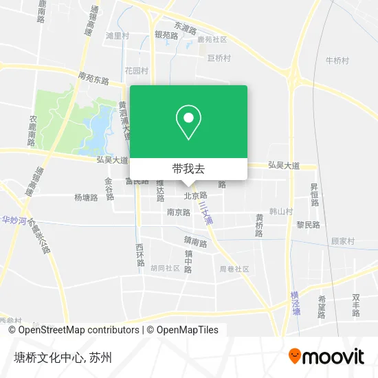 塘桥文化中心地图