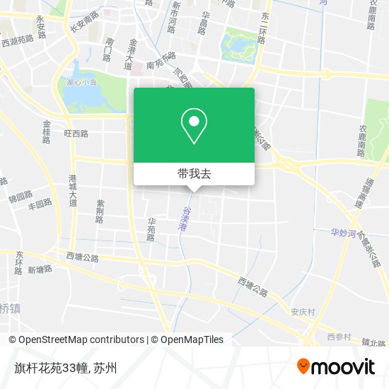 旗杆花苑33幢地图