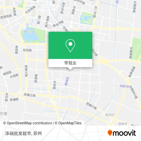 添福批发超市地图