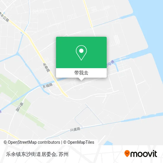 乐余镇东沙街道居委会地图
