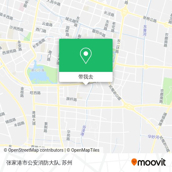 张家港市公安消防大队地图
