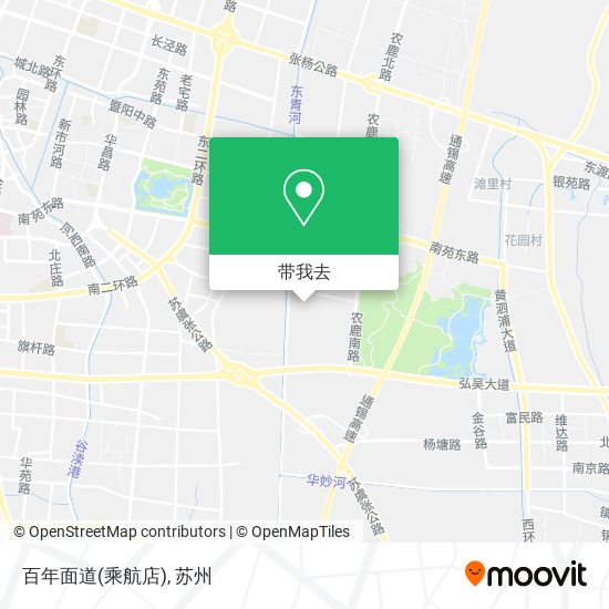 百年面道(乘航店)地图