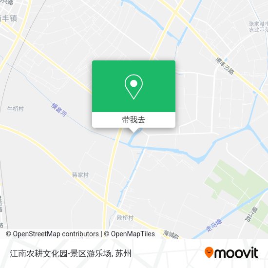 江南农耕文化园-景区游乐场地图