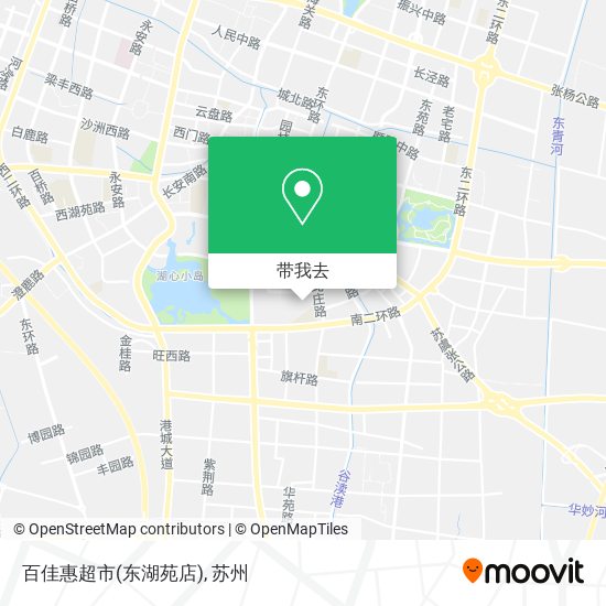 百佳惠超市(东湖苑店)地图